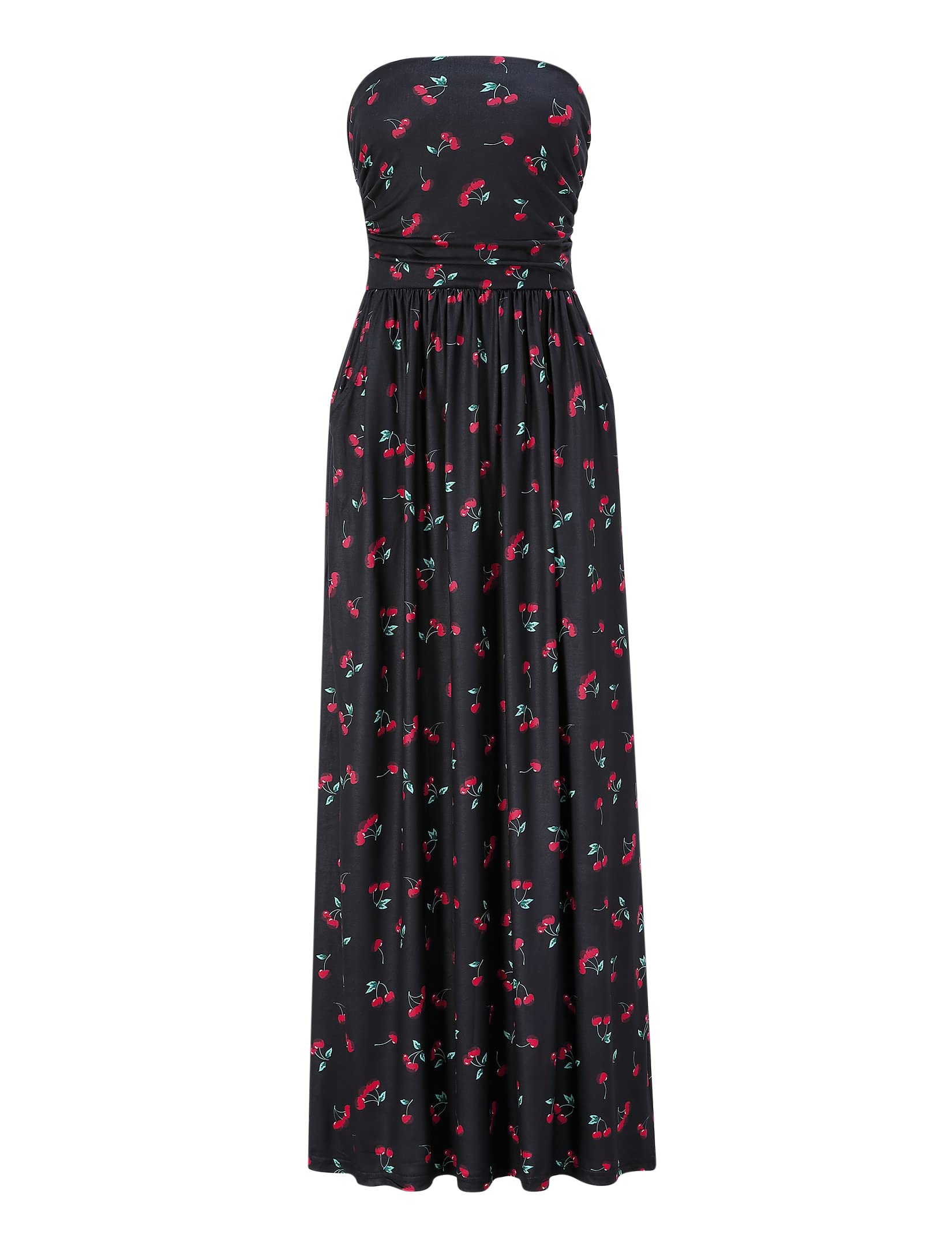 Leadingstar Women's Floral Print Casual Maxi Dress for Beach, Party & Summer Vacation - Lightweight Flowy Sundress for Outdoor Events, Travel & Date Night