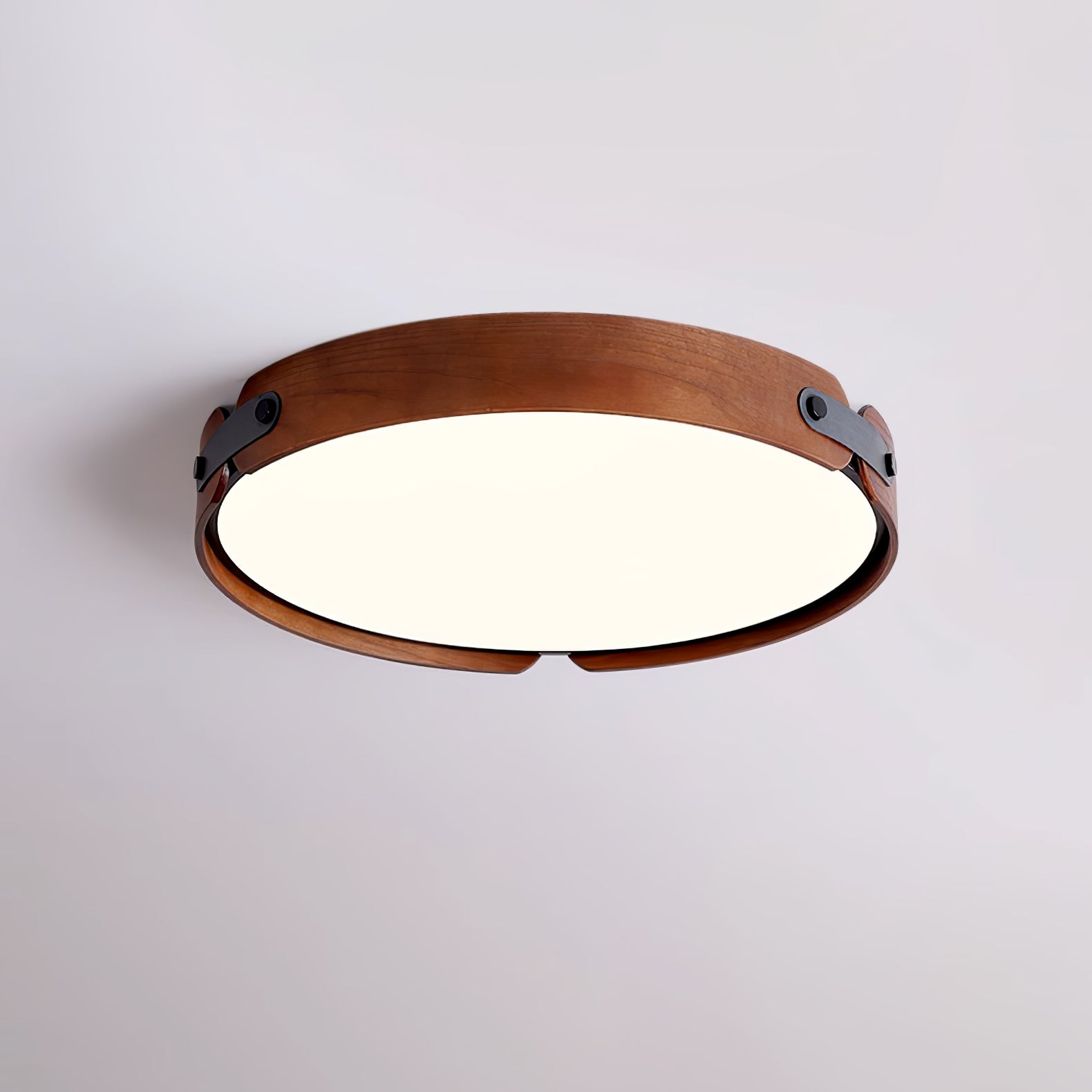 Aiwen Modern Wood Ceiling Light Fixture - Rustic Farmhouse Pendant Lighting for Living Room, Bedroom, Dining Room & Kitchen Decor