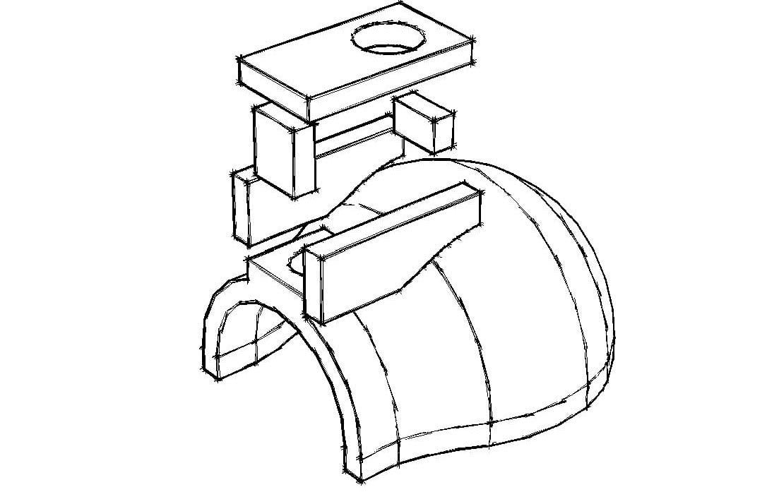 Garzoni 240 Chimney Adapter - Universal Fireplace Flue Pipe Connector for Wood Stove & Pellet Stove - Perfect for Home Heating & Outdoor Camping
