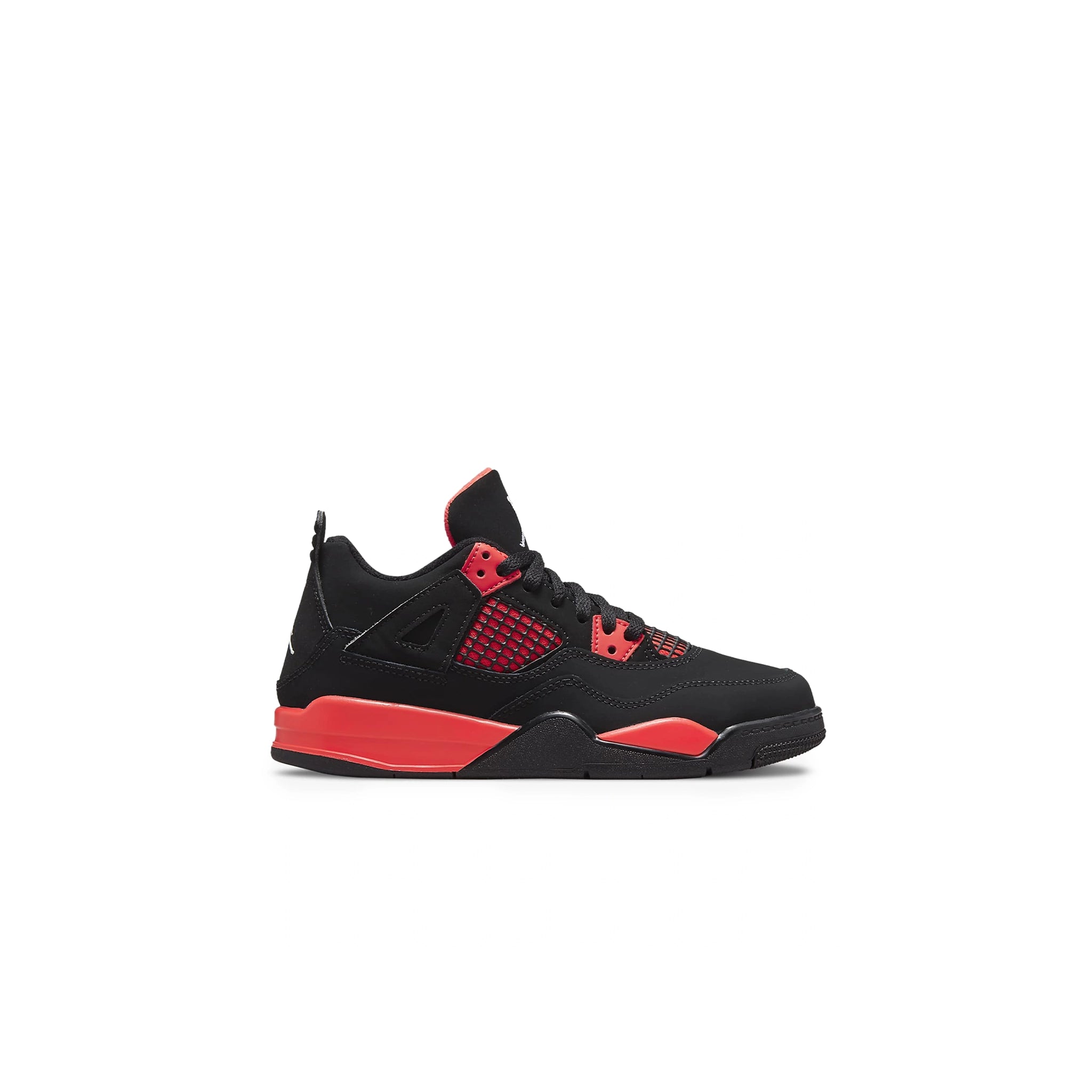 Air Jordan 4 Retro Red Thunder Basketball Shoes for Kids (PS) - Perfect for Court Play and Street Style Fashion