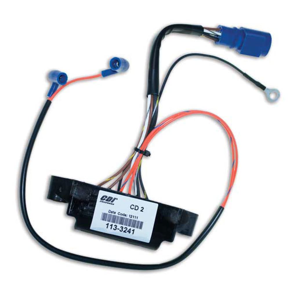 CDI Electronics 113-3241 Johnson Evinrude Power Pack Replacement for 2 Cylinder Outboard Motors (1985-1988, 1992-2001) - Marine Engine Ignition System Upgrade for Smooth Boating Performance
