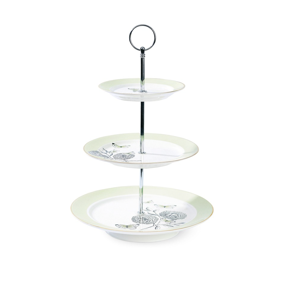 Ms Etoile Elegant Big Flower Edge Cake Stand - Perfect for Wedding, Birthday & Party Dessert Displays