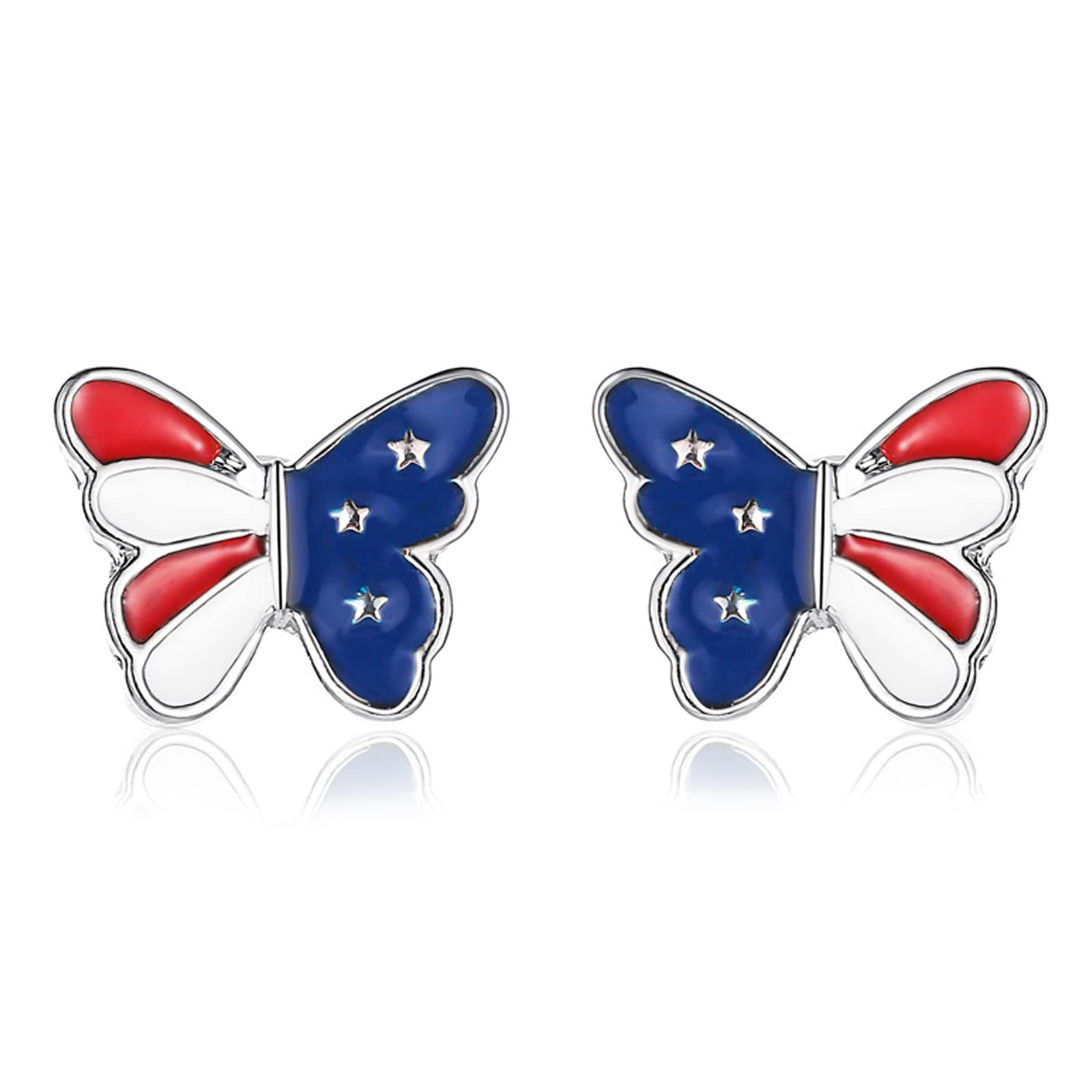 Tiny Butterfly Stud Earrings for Women - Cute Minimalist Animal Jewelry - Perfect Gift for Teen Girls - Ideal for Everyday Wear, Parties & Special Occasions