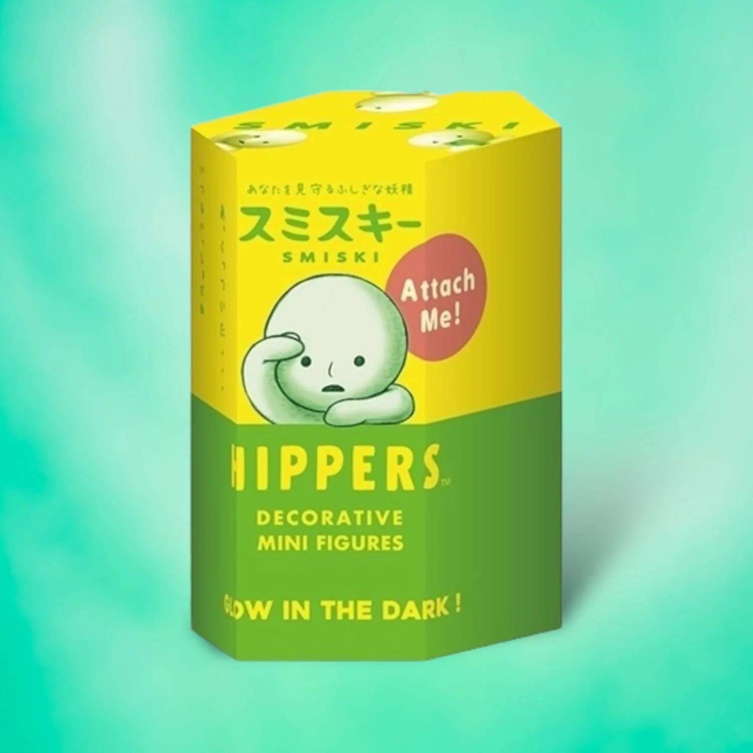 SMISKI Glow in The Dark Hippers Collectible Figures - Random Box for Home Decor, Office Desk & Night Light Fun