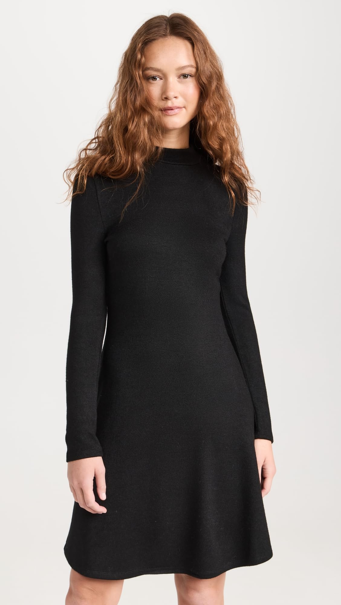 Vince Women's Long Sleeve Short Dress - Elegant Casual Mini Dress for Spring & Fall | Perfect for Office, Date Night & Weekend Outings
