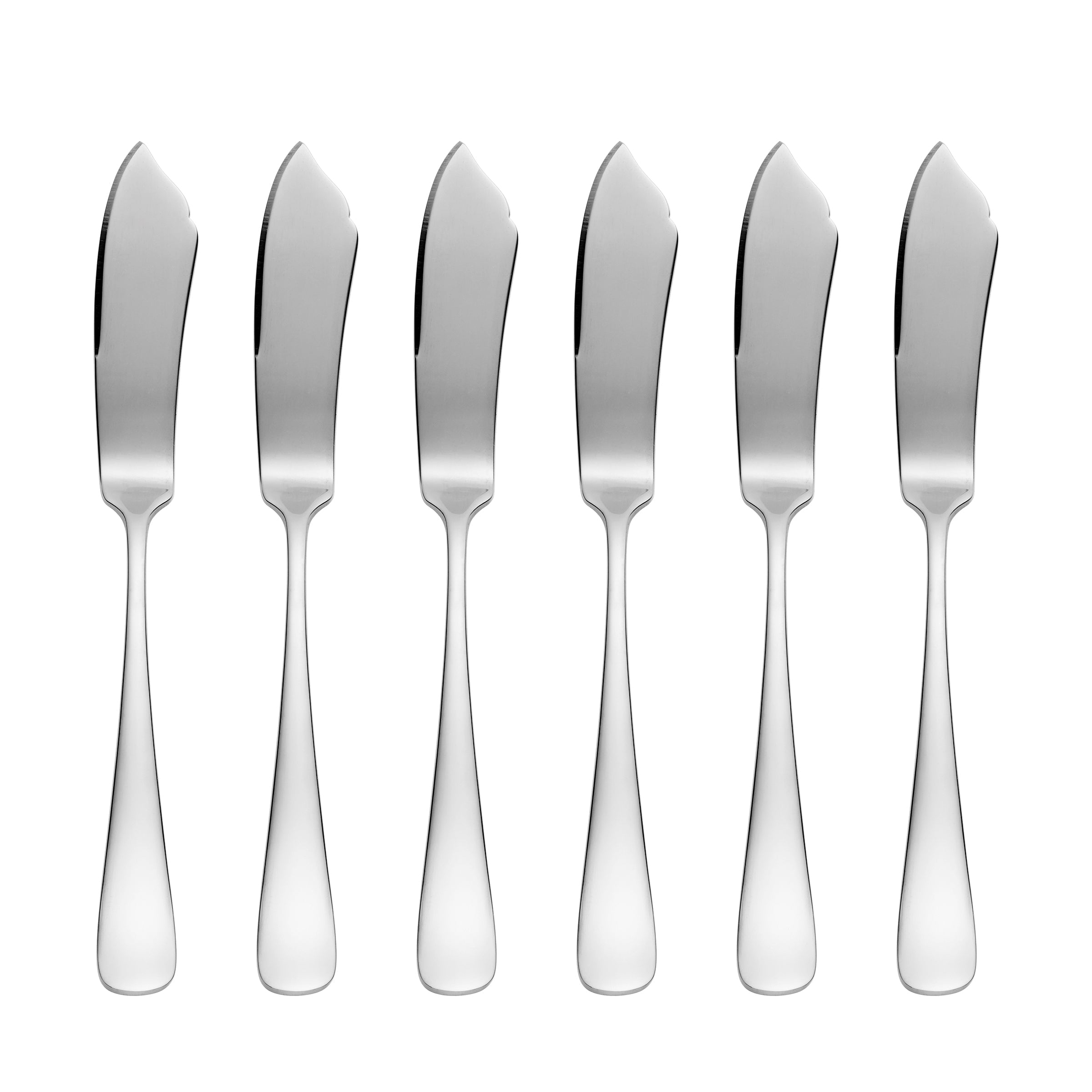 Premium Stainless Steel Butter Knife Set of 6 - Elegant Spreader Knives for Bread, Cheese & Jam - Perfect for Breakfast, Brunch & Dinner Parties