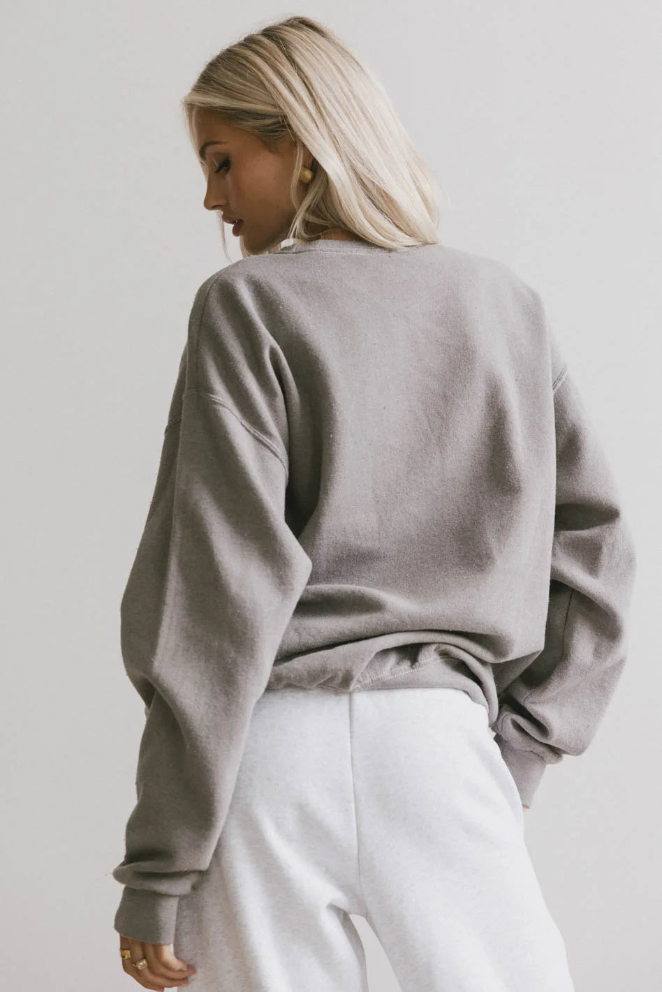 Mount Rainier Grey Crewneck Sweatshirt - Cozy & Stylish Pullover for Outdoor Adventures & Casual Wear - FINAL SALE