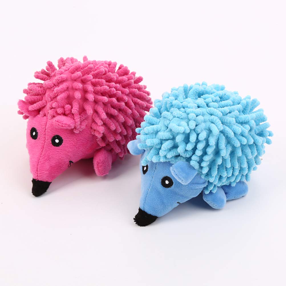 Balacoo Interactive Hedgehog Plush Dog Toy - Squeaky Chew Toy for Puppies & Small Dogs, Teething Relief & Boredom Buster - Soft Pink Pet Sound Toy for Indoor Play & Training