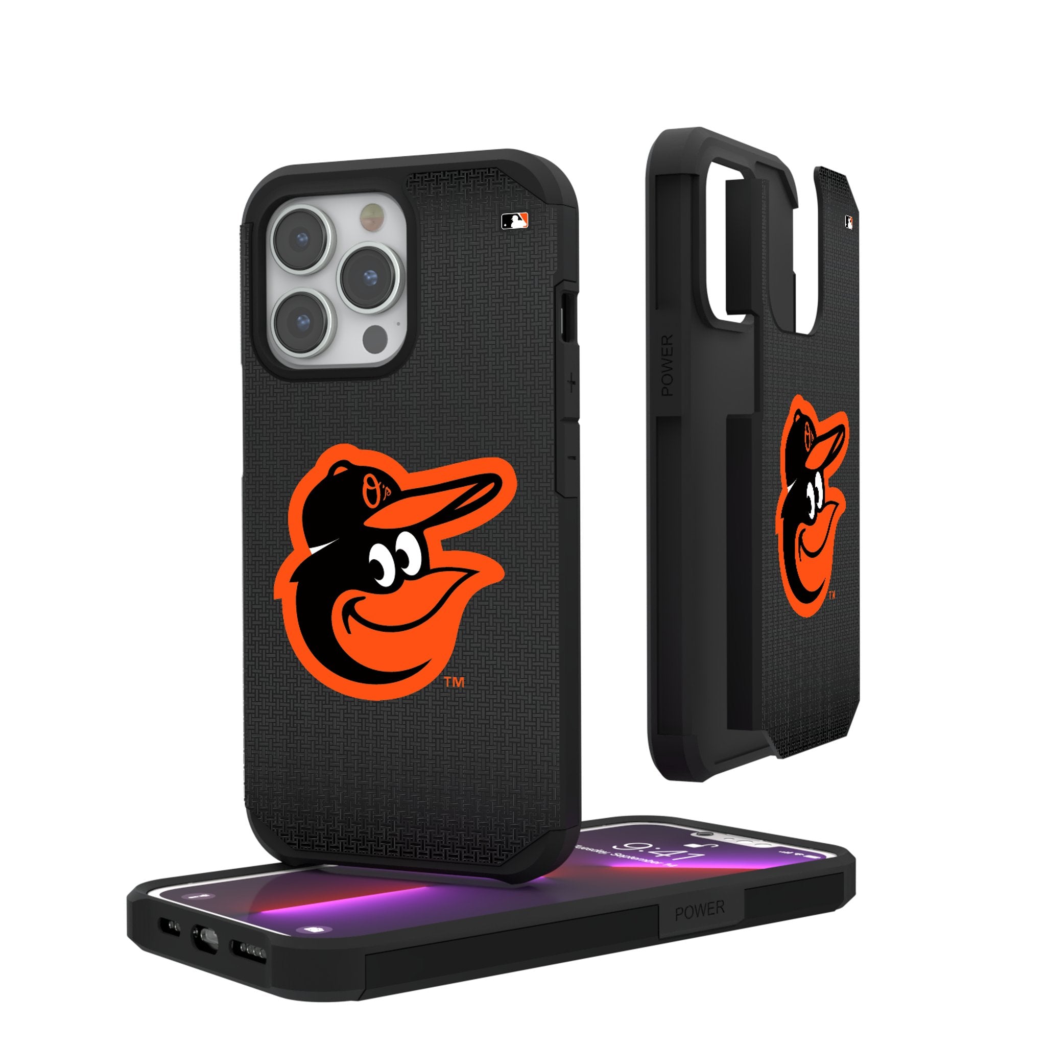 Baltimore Orioles Durable Linen Phone Case - Shockproof Protective Cover for iPhone & Android - Perfect for Baseball Fans, Game Days & Outdoor Activities
