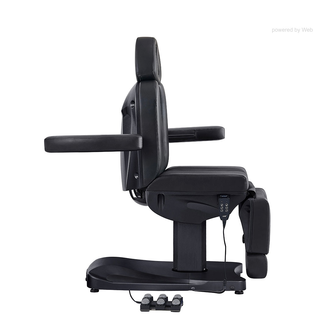 Professional Electric Esthetician Chair with 3 Motors - Adjustable Facial Spa Bed for Beauty Salon, Tattoo & Massage Therapy - Perfect for Eyebrow Microblading, Lash Extensions & Skin Treatments