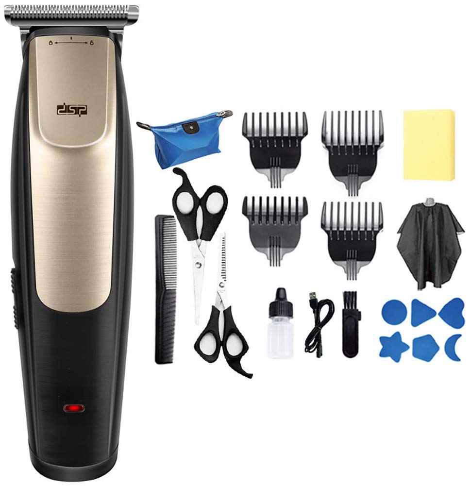 Chiconon Professional Cordless Hair Clippers for Men & Women - Rechargeable Hair Trimmer Kit with 4 Guide Combs, Hairdressing Cape & Travel Case - Waterproof Hair Clipper for Home Barbering & DIY Haircuts - Perfect for Family Grooming & Travel Use