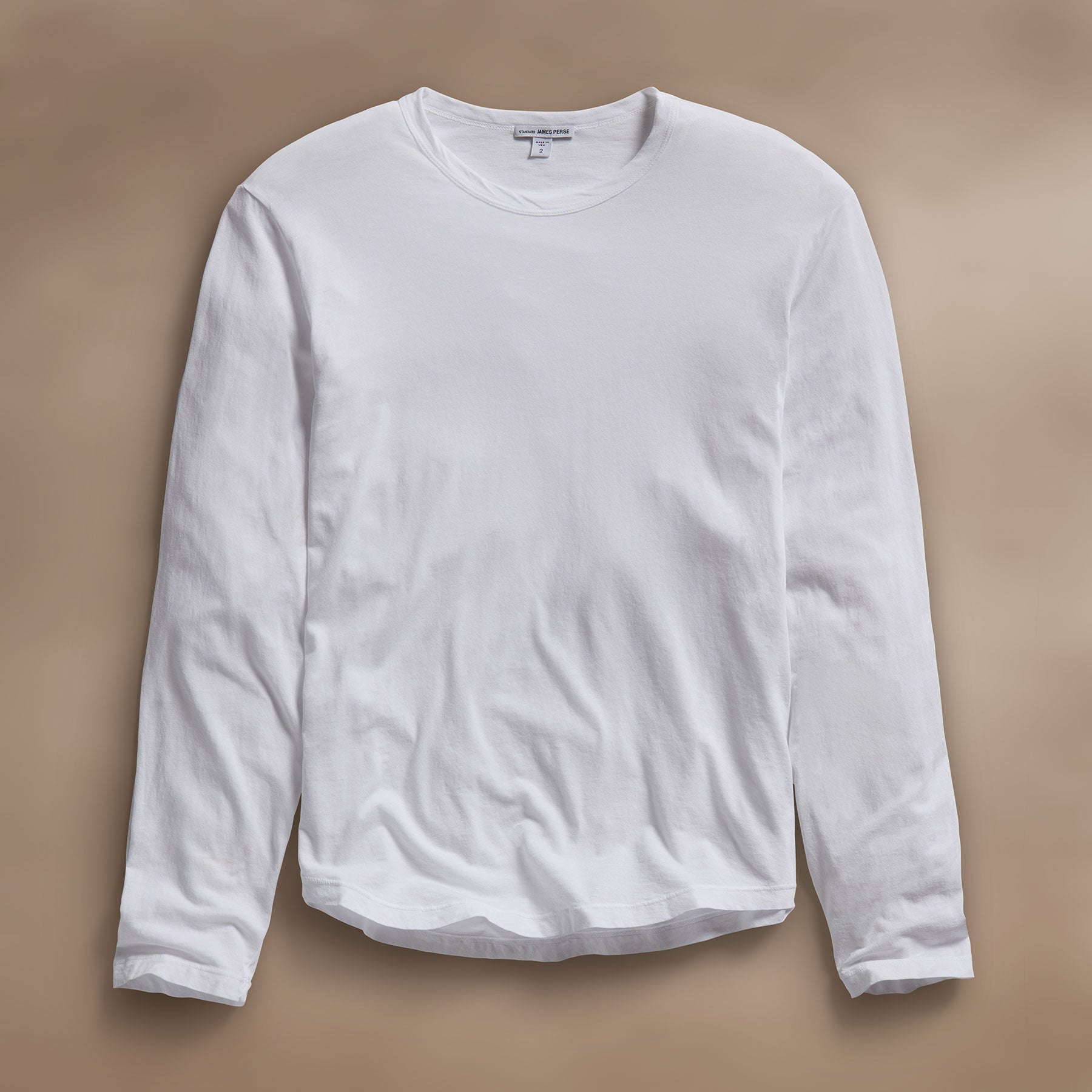 Shirttail Hem Crew Neck T-Shirt for Men & Women - Classic White Casual Tee | Perfect for Everyday Wear, Layering & Outfit Styling