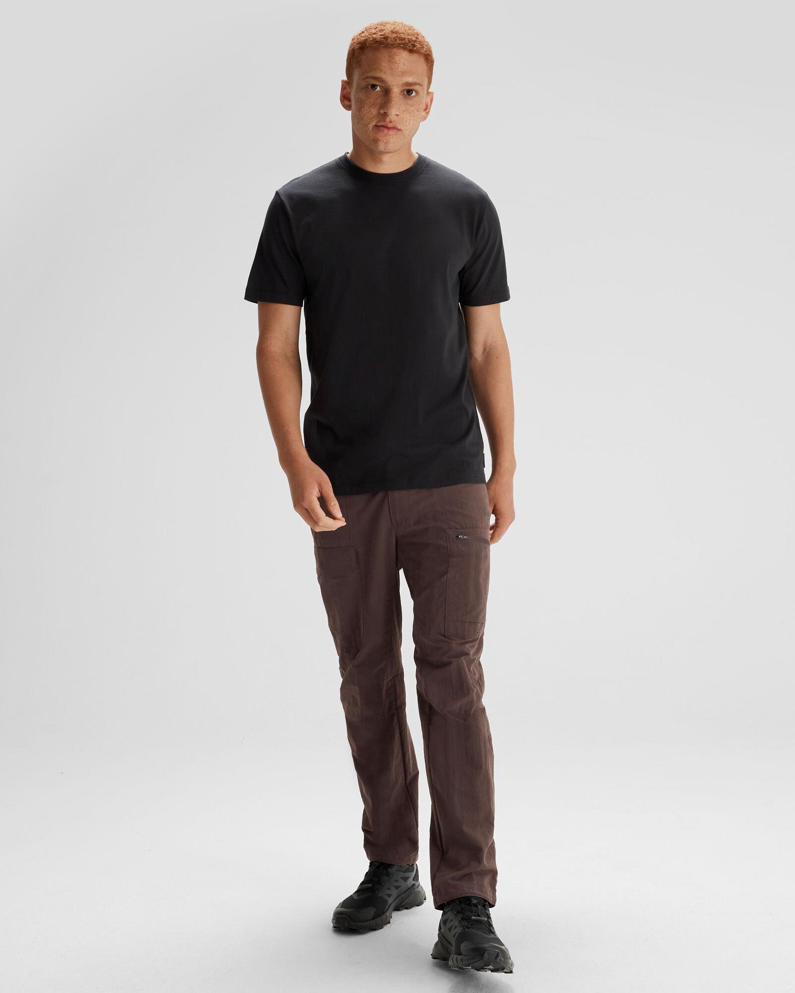 Organic Cotton Men's T-Shirt - Soft & Breathable Black Crew Neck Tee for Casual Wear & Everyday Comfort