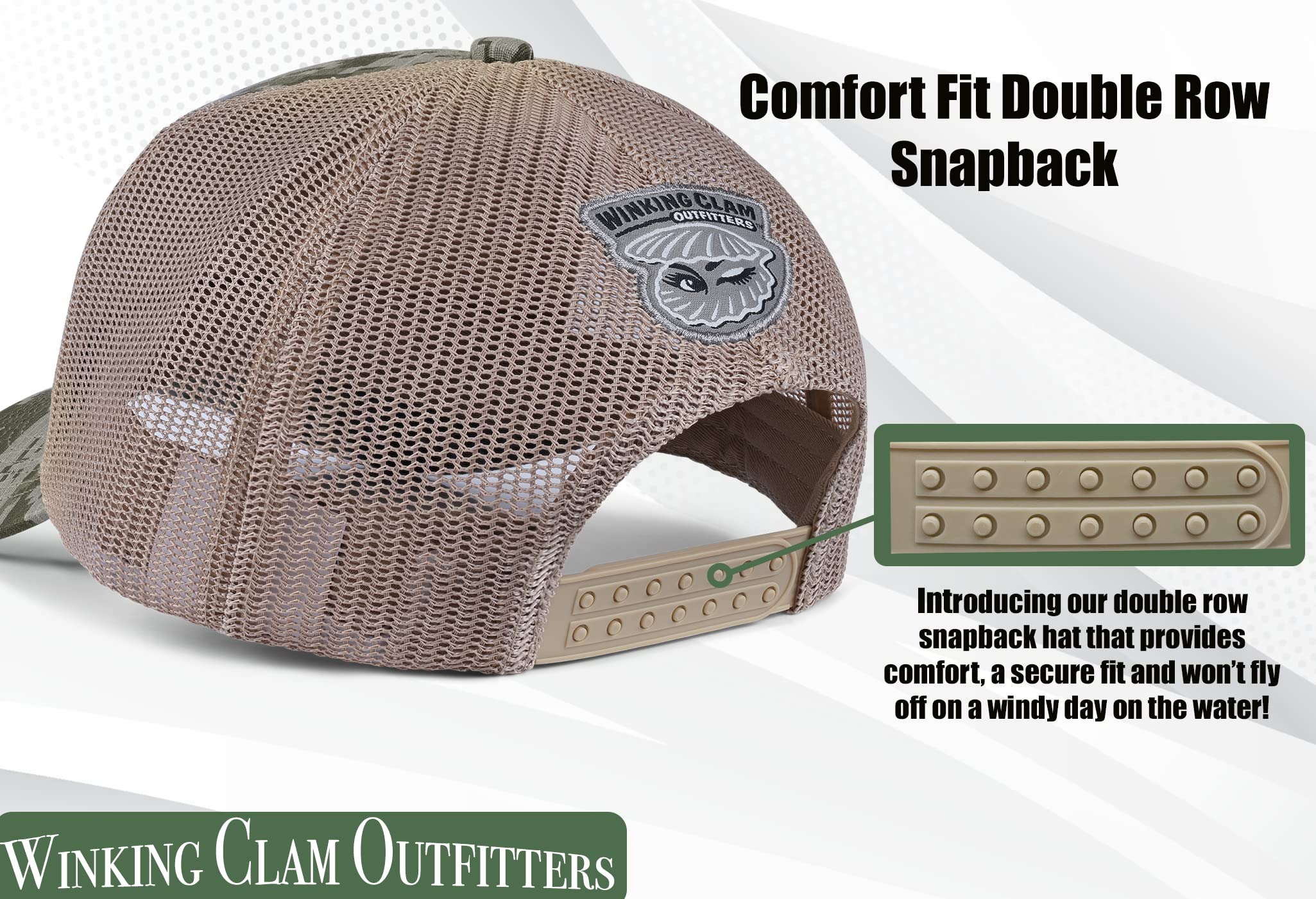 High Performance Fishing Trucker Hat for Men - Interchangeable Patches, UV Protection & Breathable Mesh - Perfect for Fishing, Boating, Hiking & Outdoor Adventures