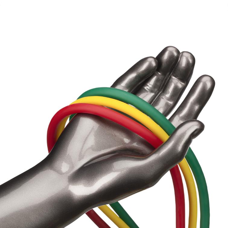 TheraBand Resistance Bands – 1.5m (5ft) Latex Exercise Tubes for Physical Therapy, Strength Training & Home Workouts – Perfect for Rehab, Fitness & Stretching