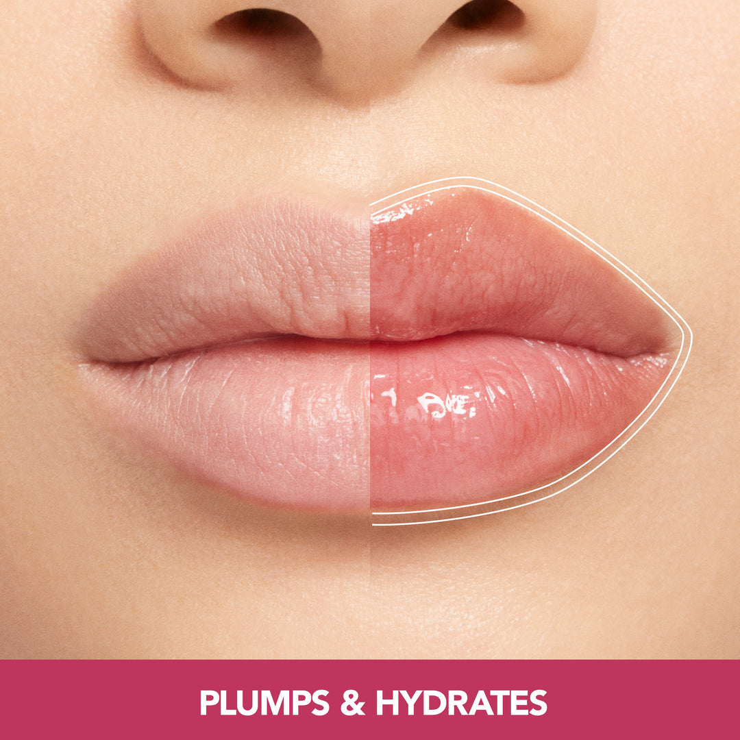 Buxom Power Full Plump Lip Glow Balm - Hydrating Lip Plumper & Gloss for Fuller Lips - Perfect for Daily Wear & Night Out Makeup