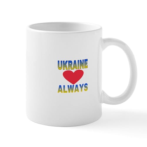 White - UKRAINE ALWAYS Mugs