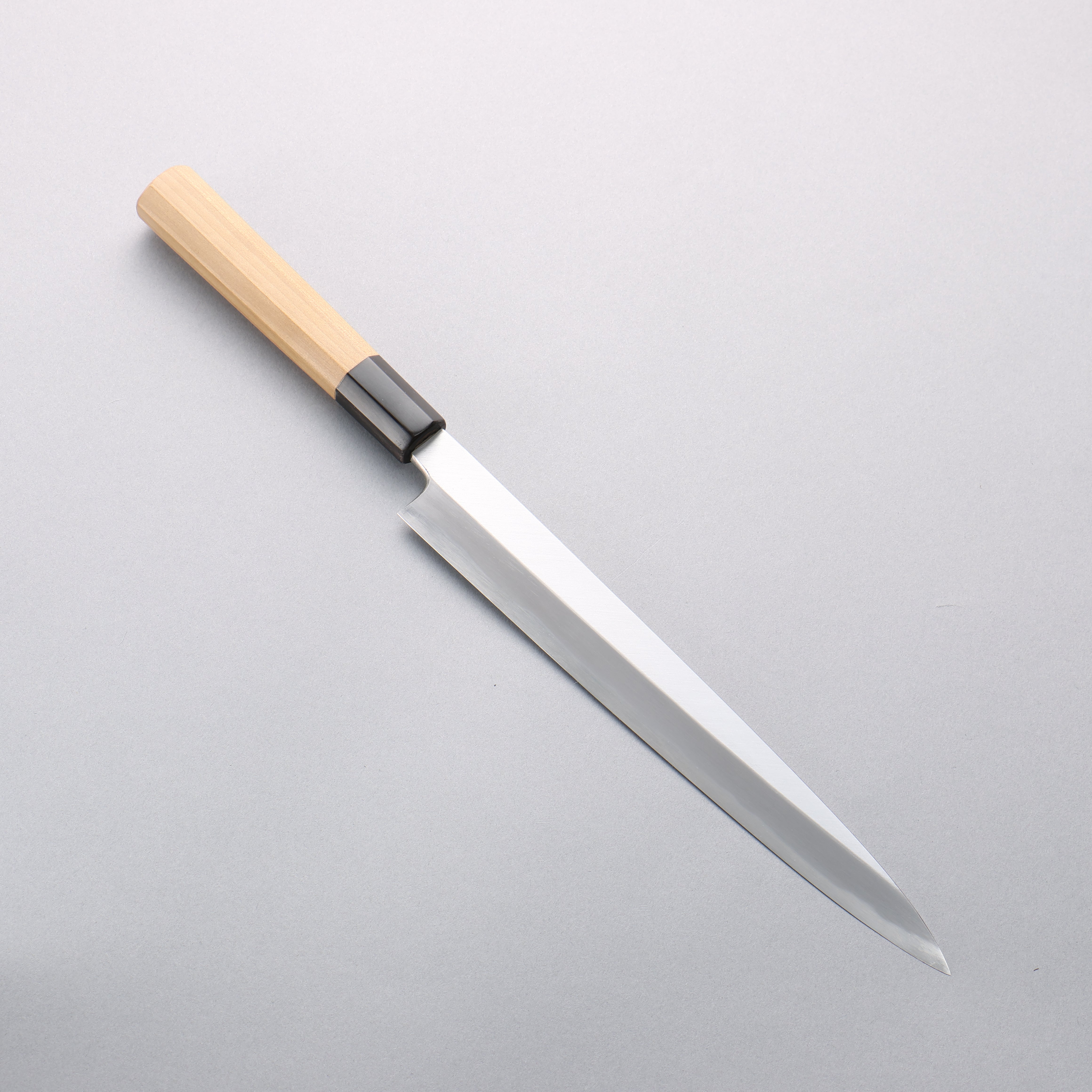 Premium Japanese Yanagiba Sushi Knife 240mm - Blue Steel No.2 Blade with Magnolia & Water Buffalo Horn Handle - Perfect for Sushi Chefs & Japanese Cuisine Preparation