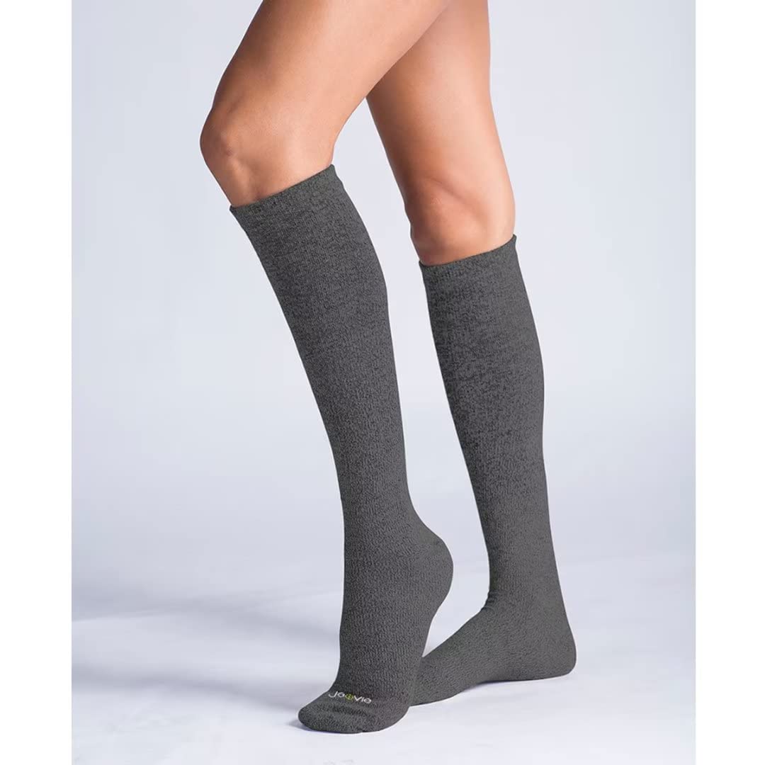 JAVIE 80% Merino Wool Ultra Soft 15-20mmHg Graduated Compression Socks for Women & Men - Perfect for Running, Hiking, Travel & Circulation Support