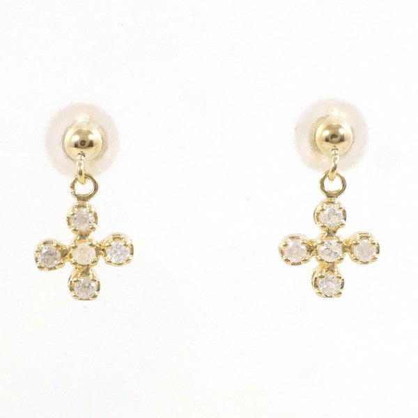 18K Yellow Gold Diamond Earrings for Women - Luxury Dangle Earrings with Real Diamonds - Perfect for Weddings, Anniversaries & Special Occasions