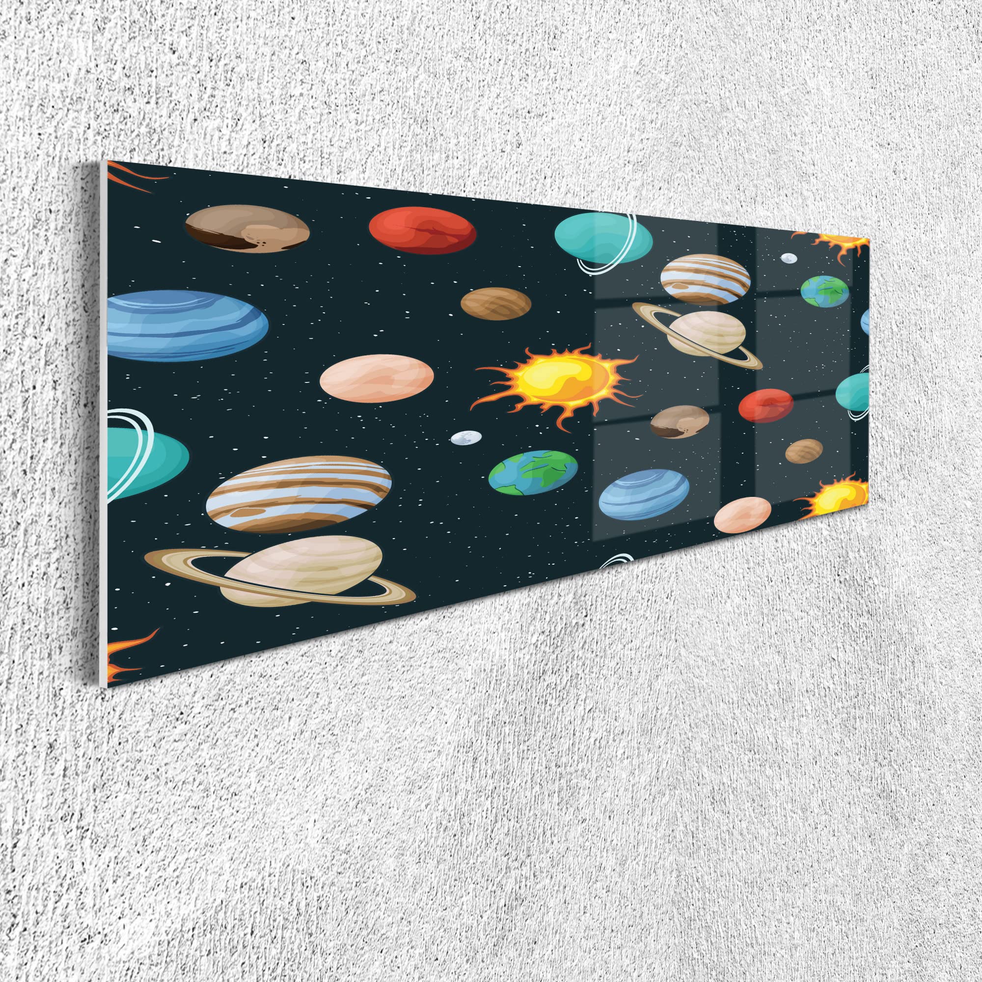 Ambesonne Solar System Wall Art - 47