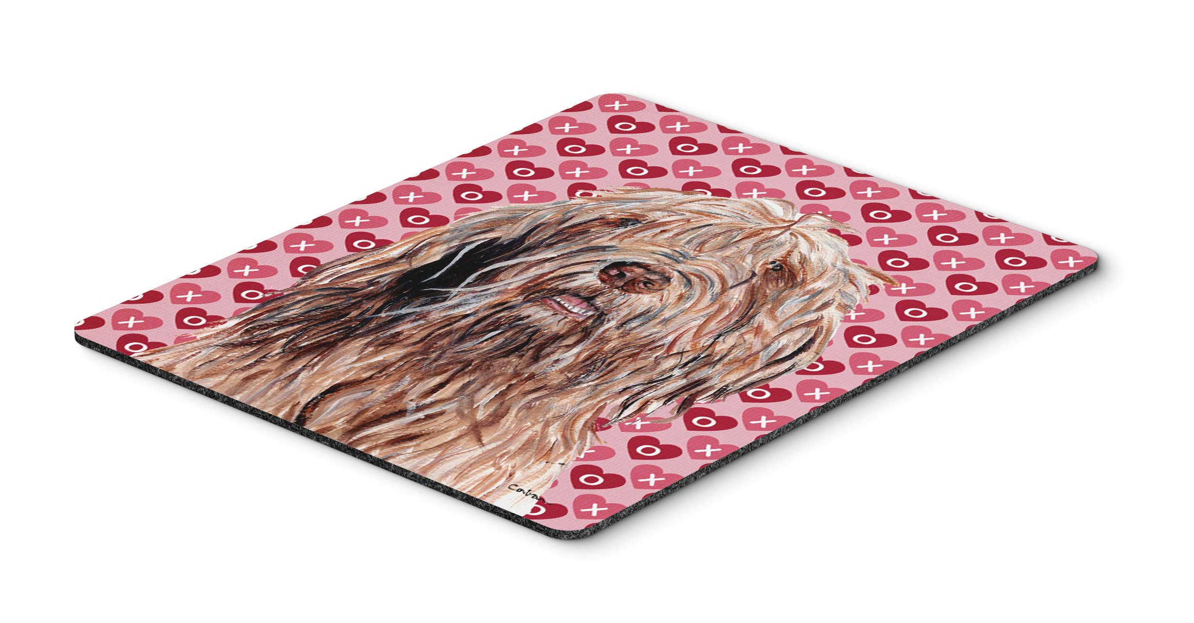 Caroline's Treasures SC9709MP Otterhound Hearts & Love Mouse Pad - Large Washable Non-Slip Desk Mat for Home Office, Gaming, Computer & Laptop Use | Perfect Workstation Accessory for Comfort & Style