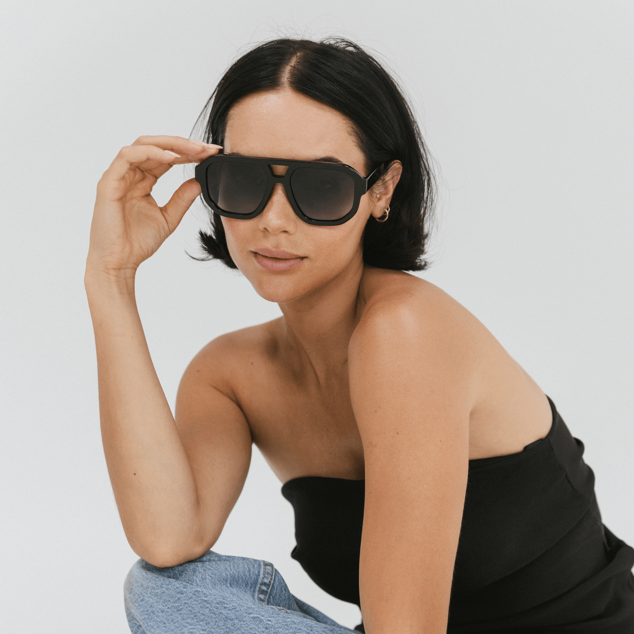 Farrah Aviator Sunglasses for Women - Classic Retro Polarized UV Protection - Perfect for Driving, Travel & Outdoor Activities