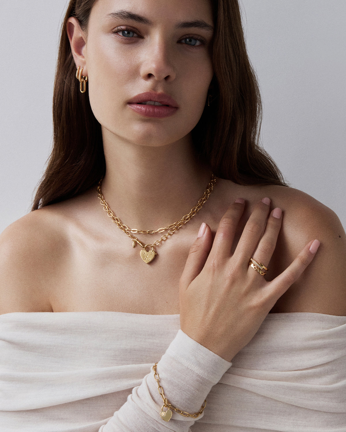18K Gold Vermeil Love Unlocked Padlock Pendant Necklace - Romantic Gift for Her, Anniversary & Valentine's Day Jewelry
