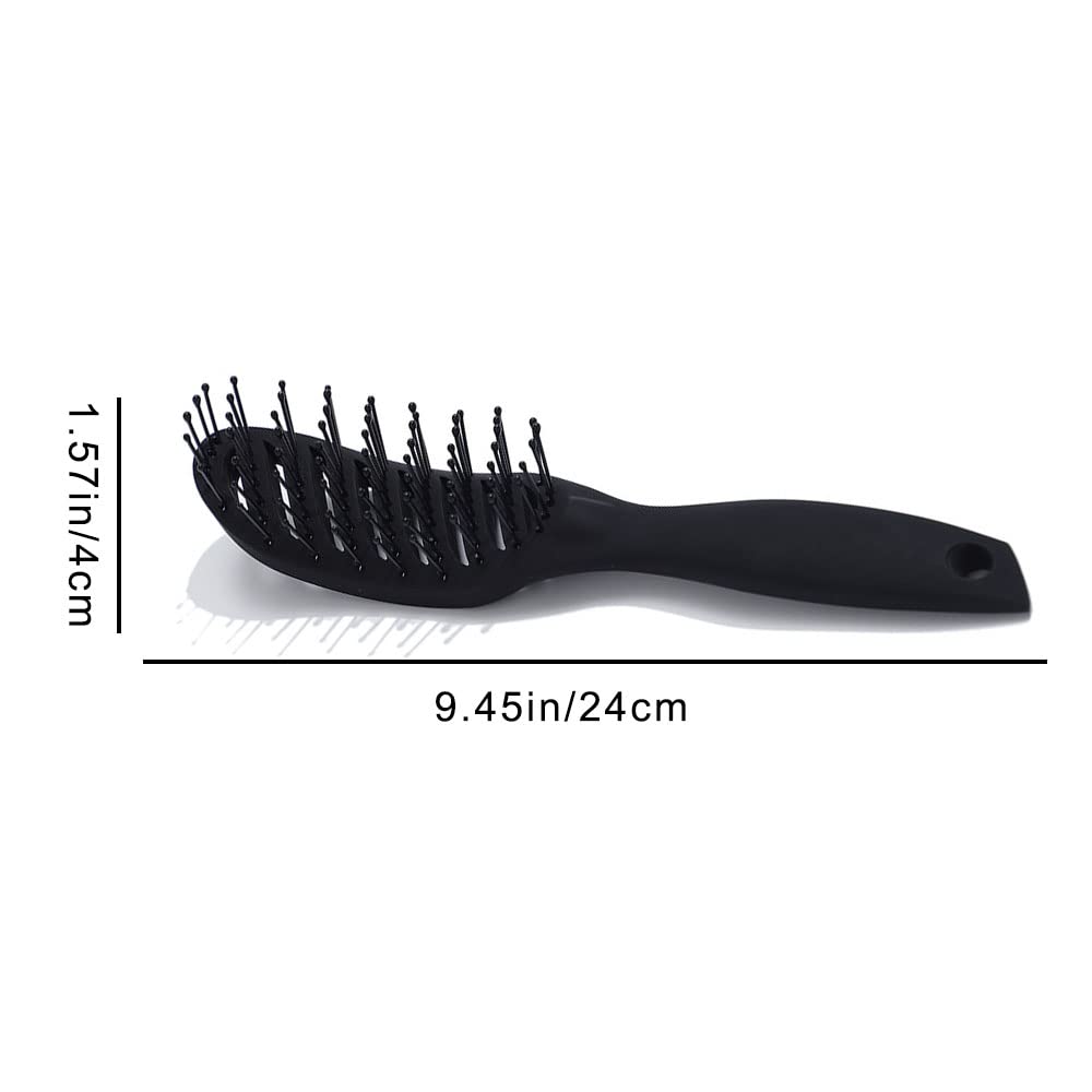 **Premium Vent Hair Brush for Men & Women - Detangling Wet & Dry Hair with Massage Comfort - Ideal for All Hairstyles, Travel & Salon Use**