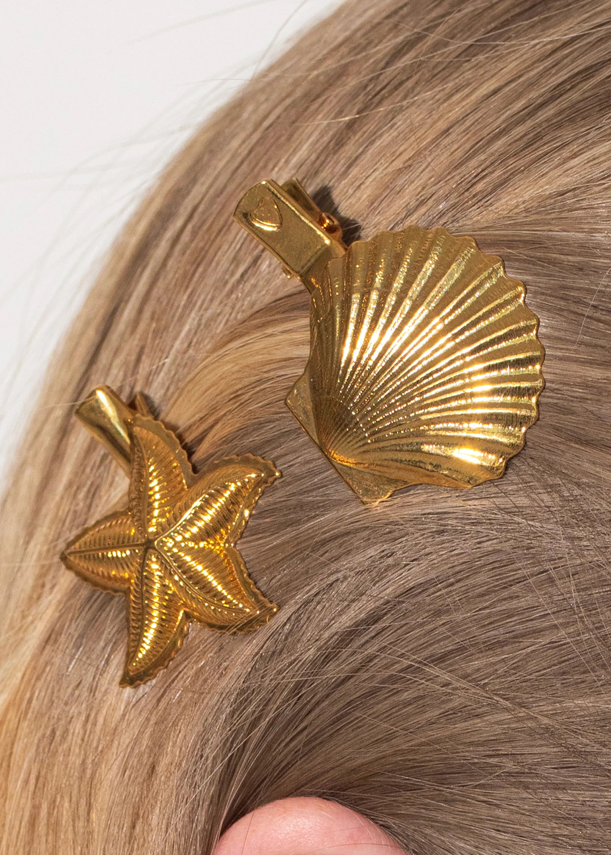 Oceane Barrettes Gold Hair Clips - Elegant Hair Accessories for Women & Girls | Perfect for Parties, Weddings & Everyday Styling