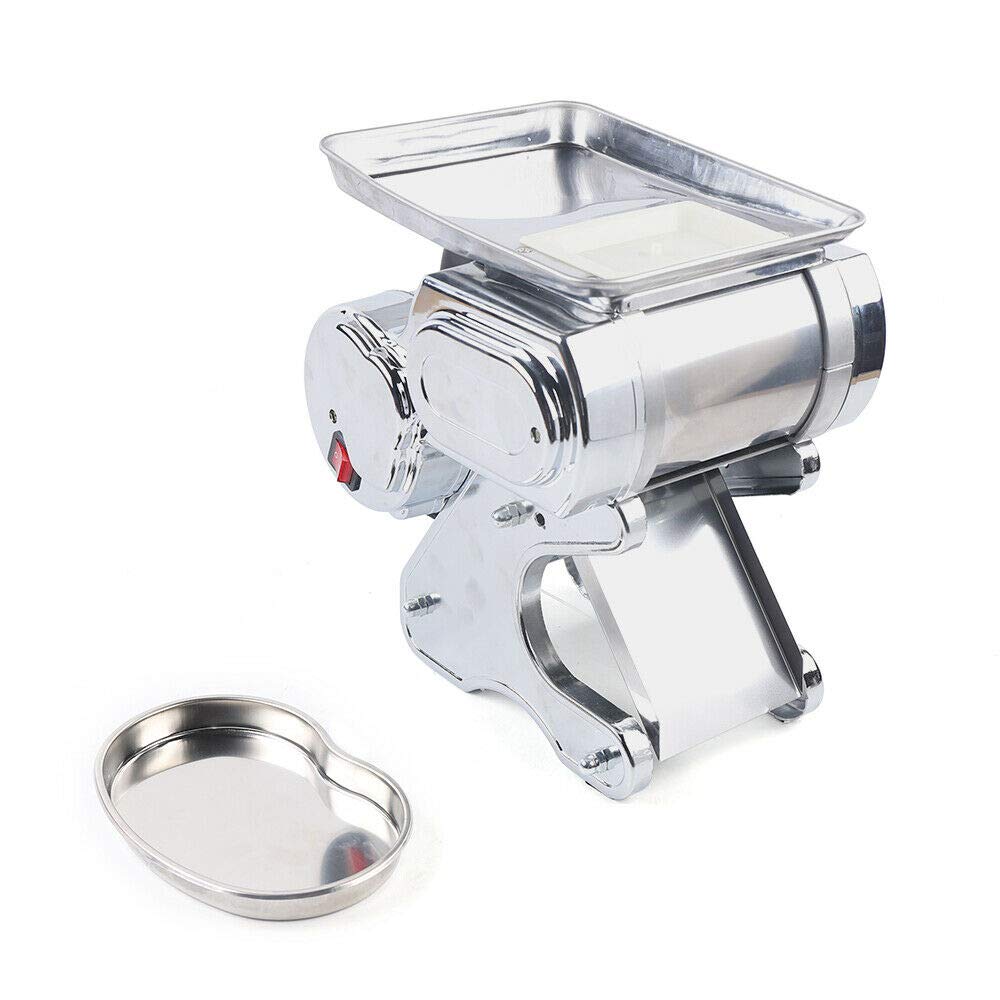 1.7mm Commercial Electric Meat Slicer - Stainless Steel Desktop Meat Slicer Machine for Kitchen, Beef, Mutton, and More - Perfect for Delis, Restaurants, and Home Use