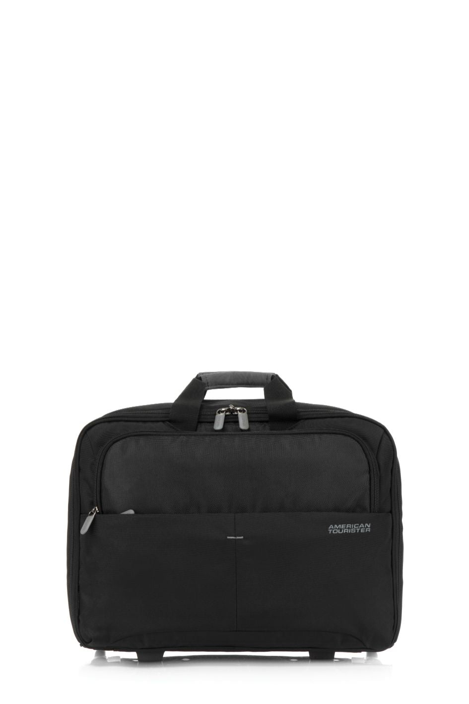 American Tourister SpeedAir Rolling 17 Inch Laptop Tote Bag - Lightweight Carry-On Luggage with USB Port for Business Travel & Weekend Getaways (Black)