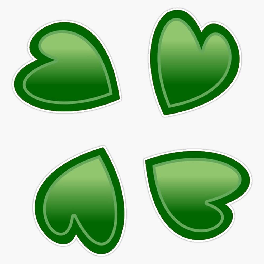 4Chan Clover Logo Vinyl Sticker Decal - 5 Inch Waterproof Bumper Sticker for Cars, Laptops, Bikes & More - Durable Outdoor Decorative Sticker for Fans & Enthusiasts