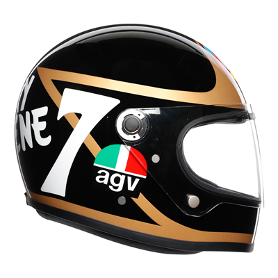 AGV X3000 Barry Sheene Replica Motorcycle Helmet - Premium Full Face Racing Helmet for Men & Women - Lightweight & Aerodynamic Design for Street & Track Racing