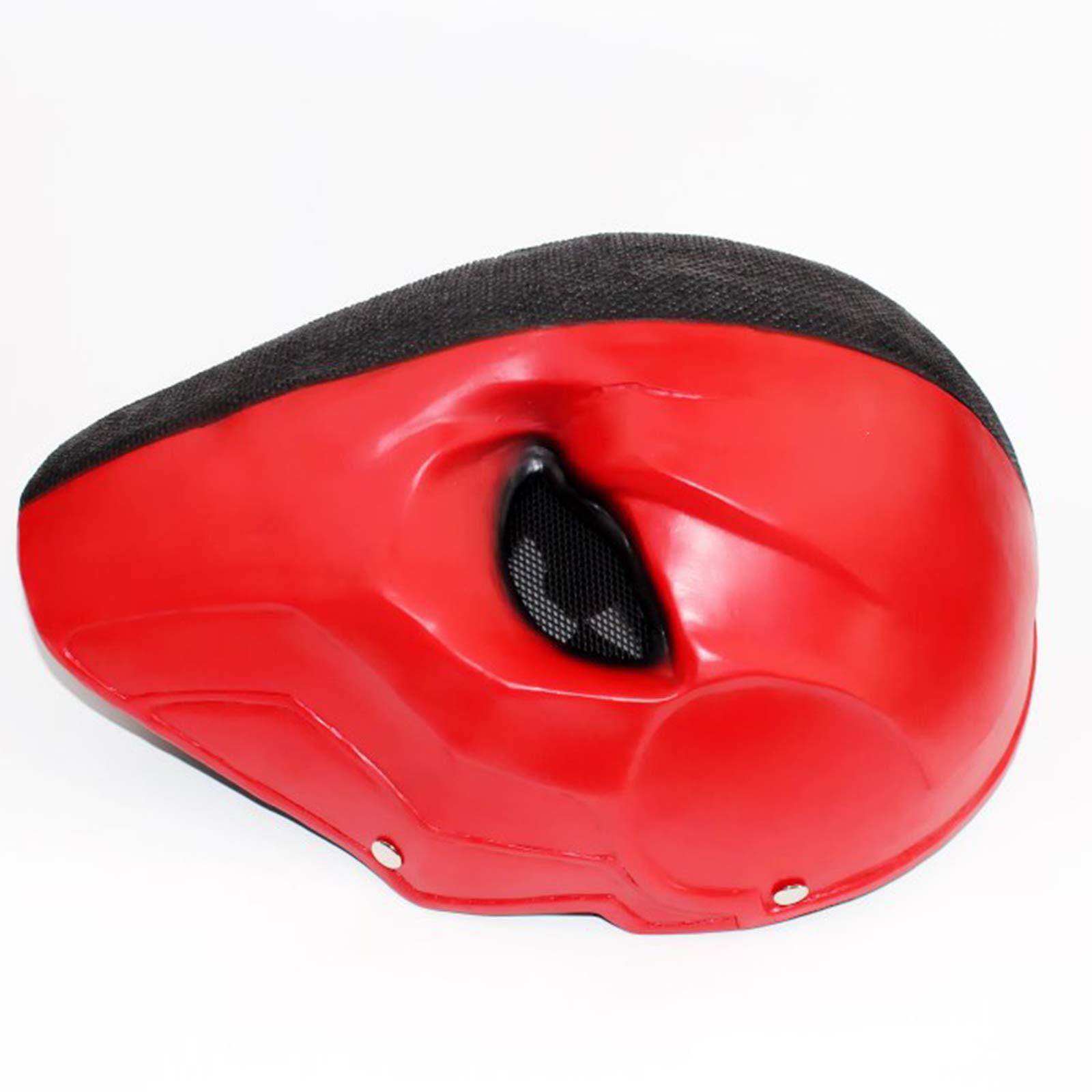 Deathstroke Mask Helmet - 1:1 Replica for Airsoft, Paintball & Cosplay | Full Face Protection | Black-Red Design | Perfect for Halloween, Comic Con & Tactical Games