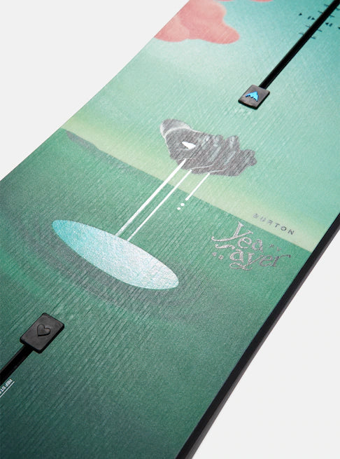 Burton Women's Yeasayer Flying V Snowboard 2025 - All-Mountain Freestyle Snowboard for Women | Perfect for Powder, Park & Freeride | Best for Snowboarding Enthusiasts & Winter Sports Lovers