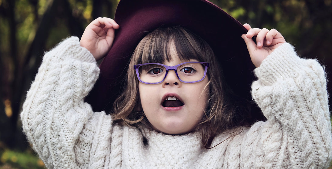 Kids Plastic Eyeglasses - Safe & Durable Bambino 18 Frames for Children | Perfect for School, Playtime & Costume Parties