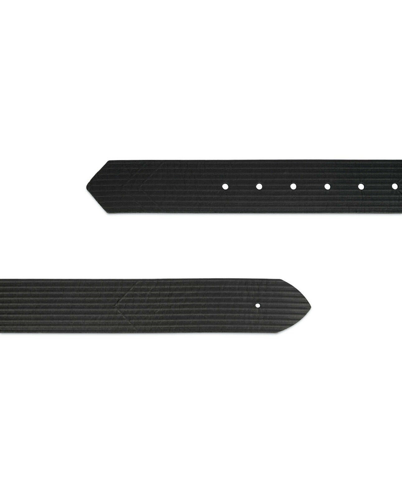 Men's Genuine Leather Belt Strap 40mm - Replacement Band for Dunhill Buckles | Durable Black Dress Belt for Business, Office & Formal Occasions