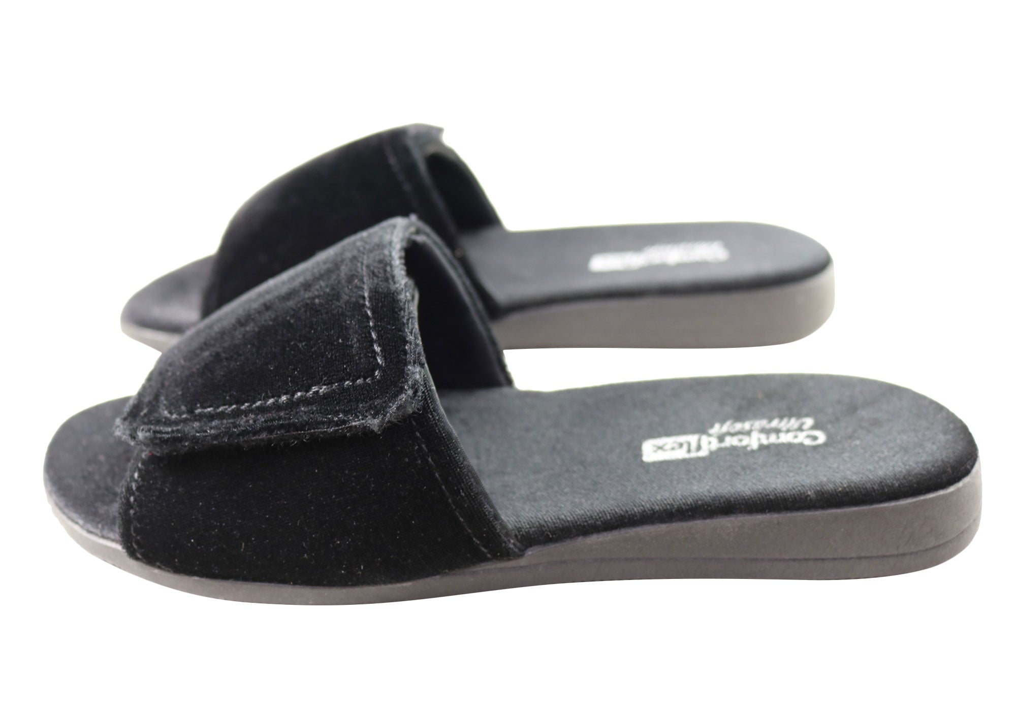 Comfortflex Relax Womens Open Toe Slippers - Soft House Shoes for Women - Made in Brazil - Perfect for Home, Spa & Relaxation