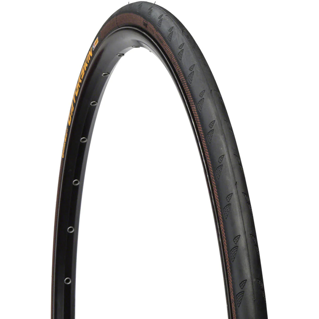 Continental Gatorskin Bike Tire - 700x23 Clincher Wire Black 180 TPI - Durable Road Bicycle Tires for Commuting, Training & Long-Distance Cycling