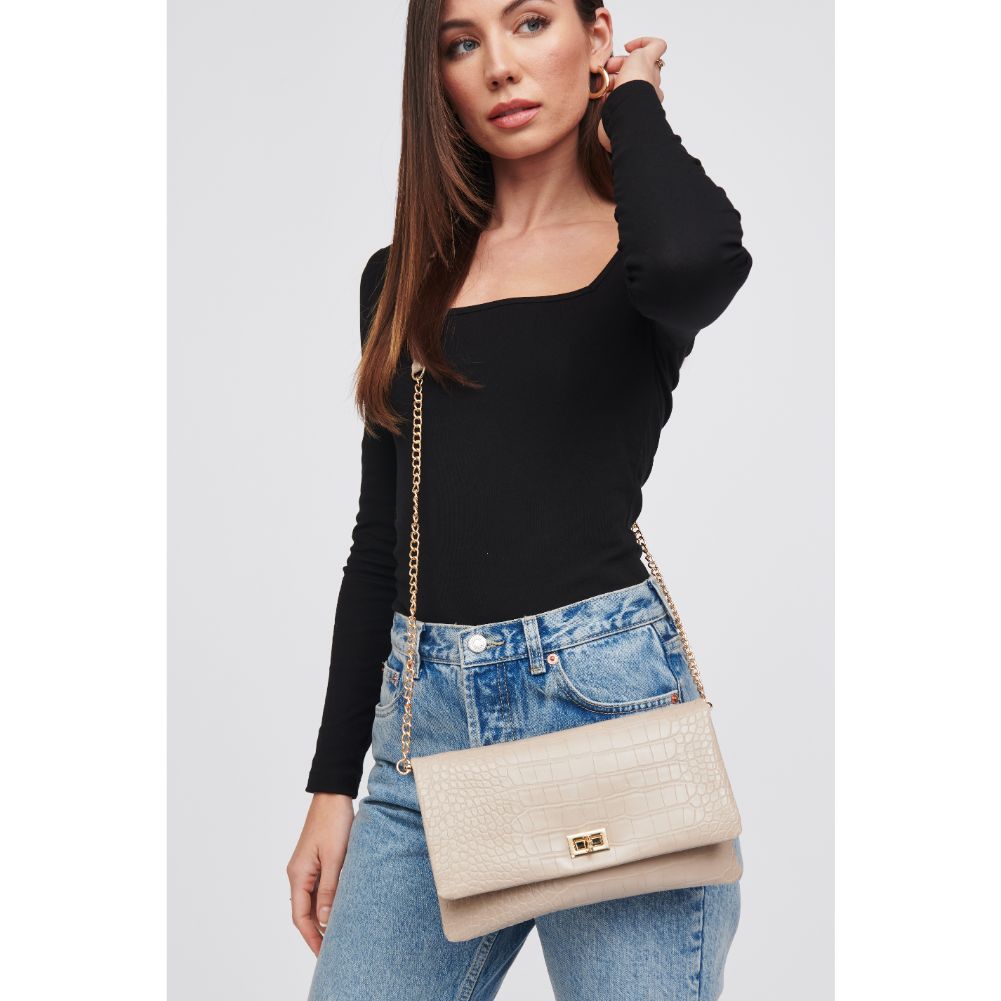 Rykard Crocodile Leather Clutch Purse for Women - Stylish & Elegant Handbag for Evening Parties, Weddings, and Special Occasions