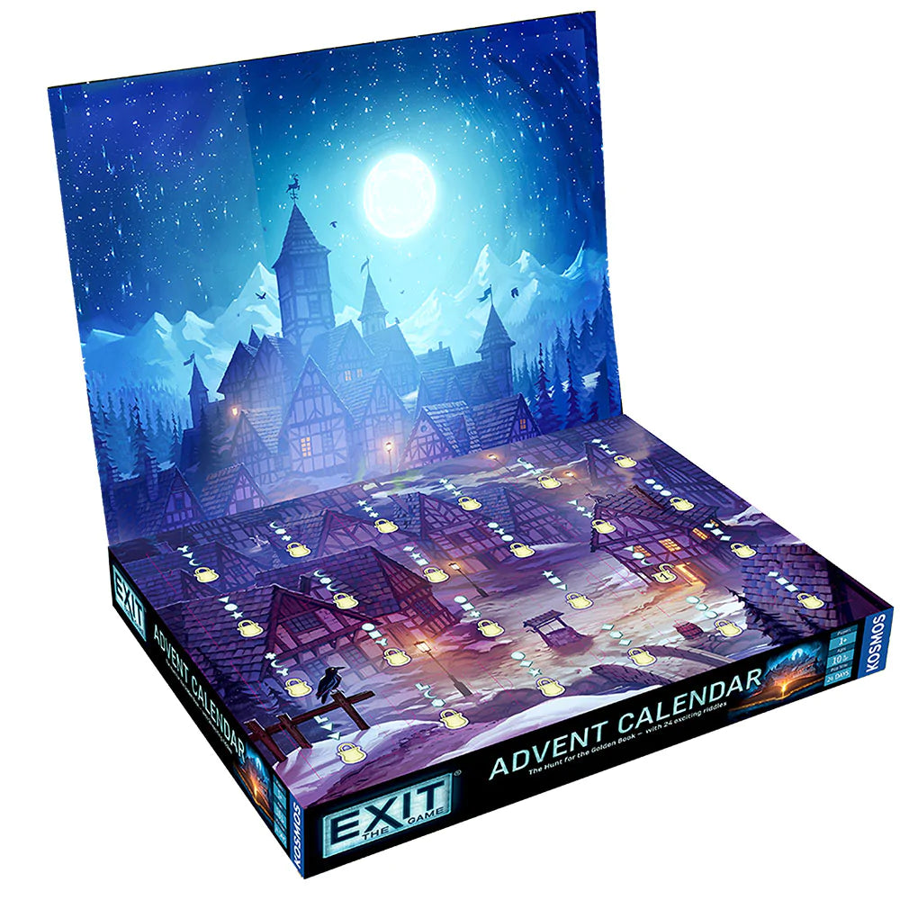 Exit: The Game Advent Calendar - The Hunt for the Golden Book | Escape Room Puzzle Game for Adults & Teens | Perfect for Holiday Parties & Family Game Nights