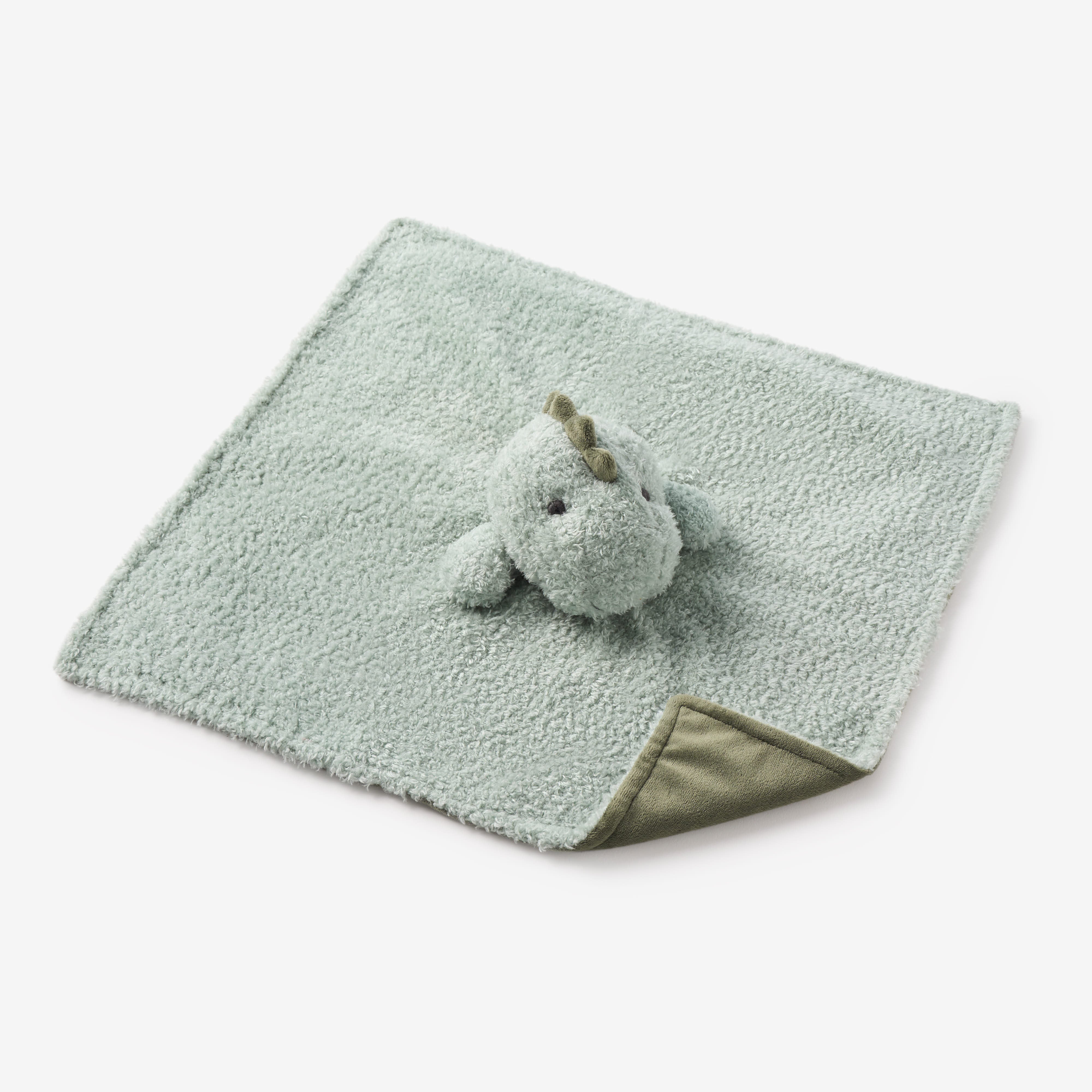 Soft Dinosaur Baby Security Blanket - Cute & Comforting Plush Blanket for Toddlers & Infants - Perfect for Naptime, Travel, and Soothing Fussy Babies