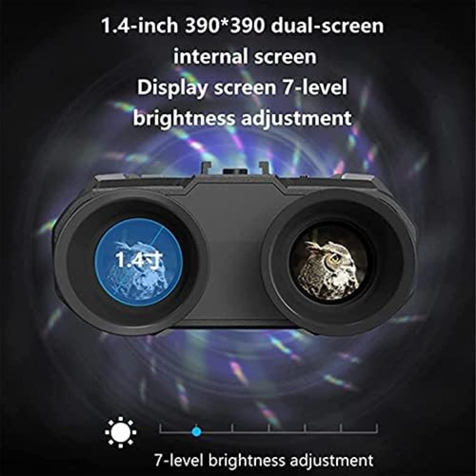Head Mount Night Vision Goggles - Infrared Thermal Imaging Binoculars for Hunting & Outdoor Adventures | Rechargeable Day & Night Vision Scope | Perfect for Wildlife Observation, Security & Nighttime Exploration