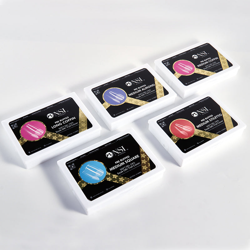 Gel Nail Extensions Kit - Pre Buffed Tips for Strong & Natural-Looking Nails | Perfect for DIY Manicures, Salon Professionals & Special Occasions