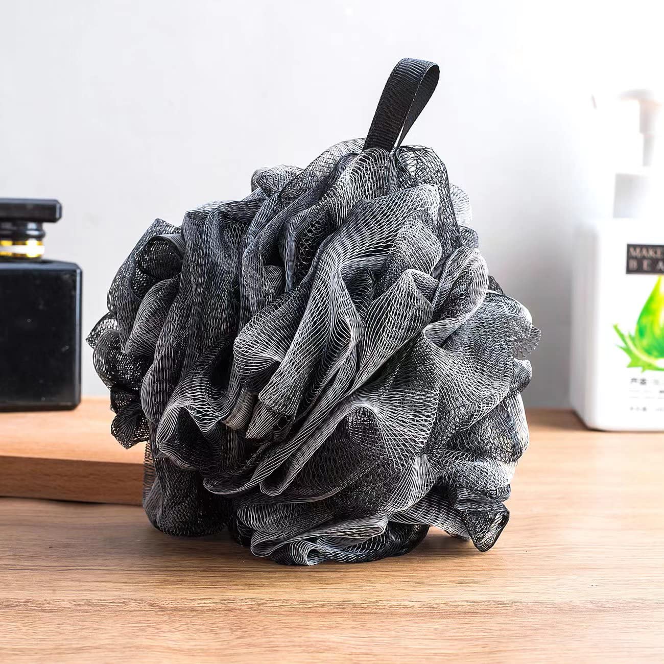 Natural Green Loofah Sponge - Exfoliating Body Scrubber for Soft Skin | Eco-Friendly Bath & Shower Accessory | Perfect for Spa, Home & Travel Use