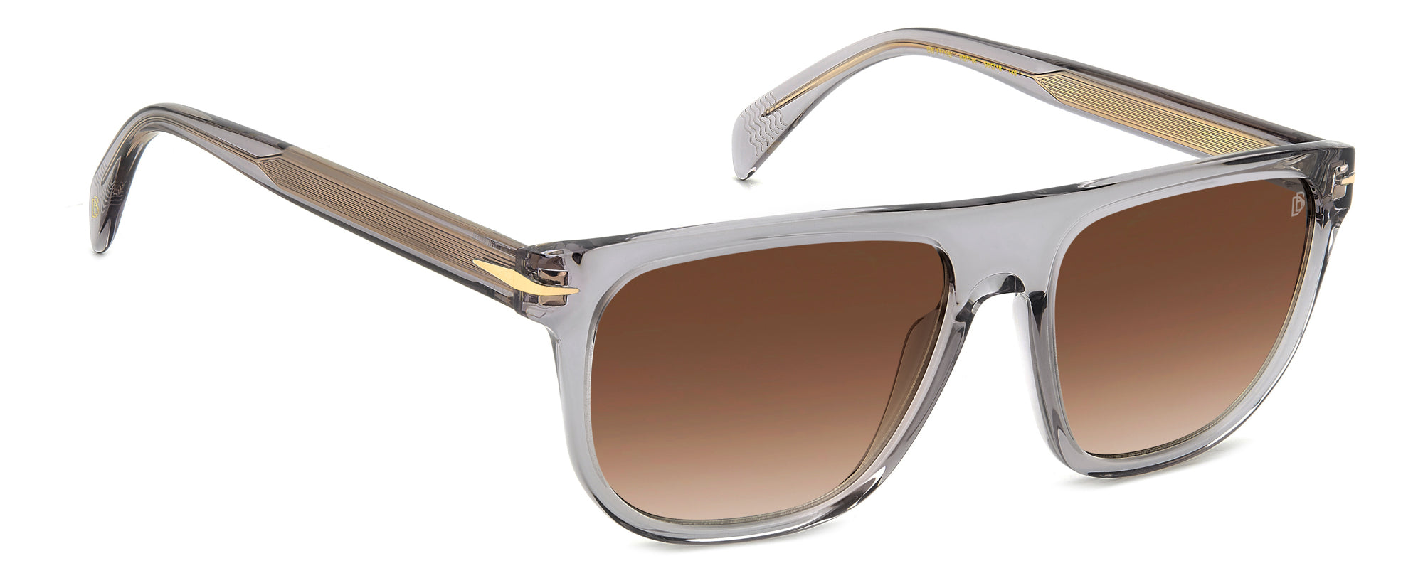 David Beckham DB7111/S Sunglasses - Polarized Aviator Style for Men & Women - Perfect for Driving, Travel & Outdoor Activities
