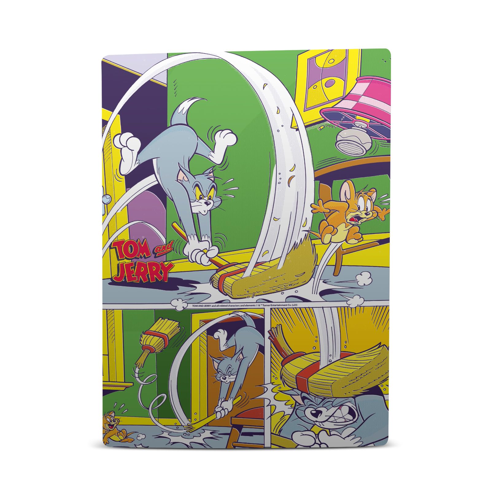 Tom & Jerry PS5 Skin - Officially Licensed Vinyl Decal for Sony PlayStation 5 Digital Edition | Gaming Room Decor