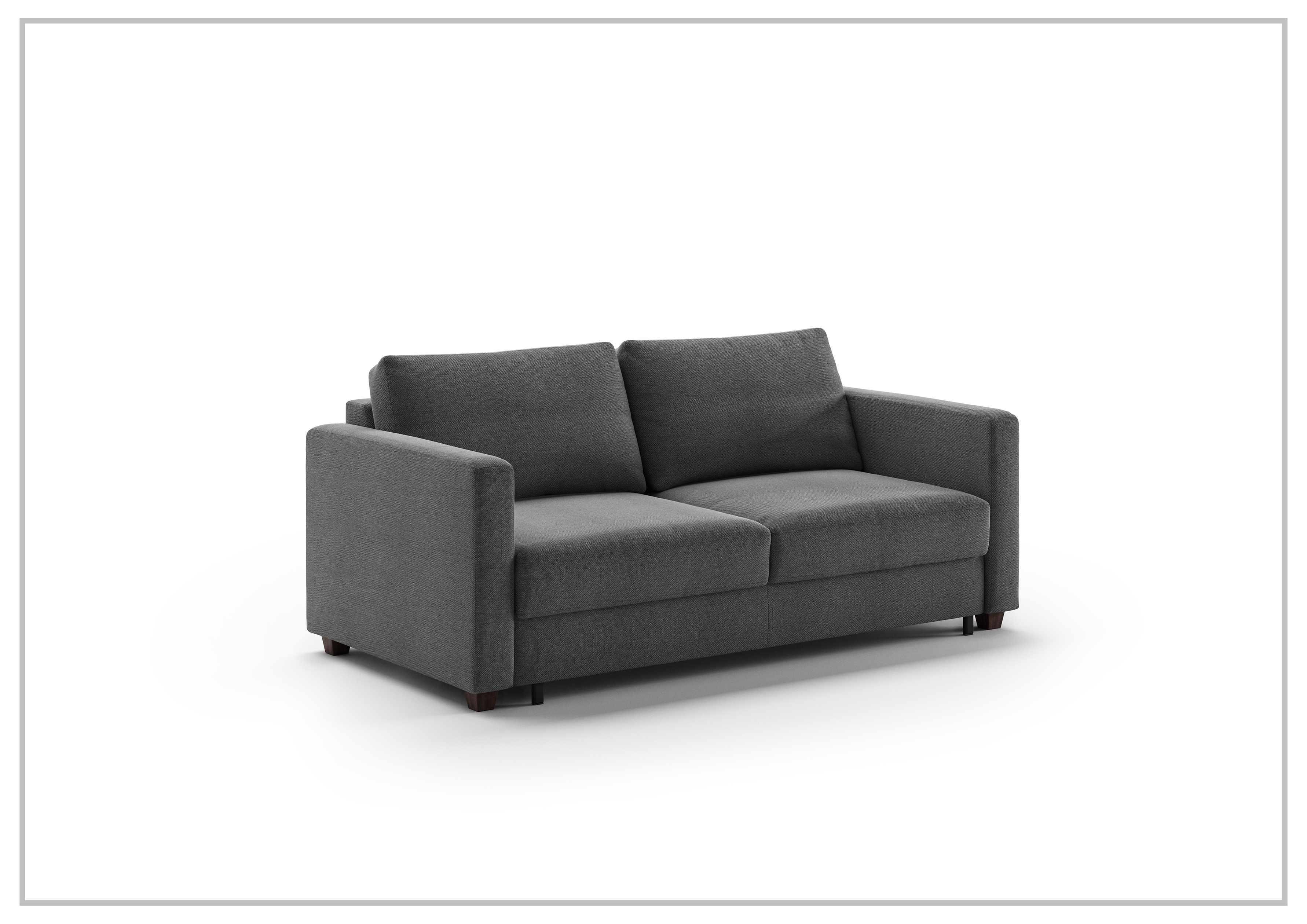 Luonto Fantasy Queen Fabric Sleeper Sofa with Gas Springs - Convertible Bed Couch for Small Spaces, Living Room, Guest Room & Apartment