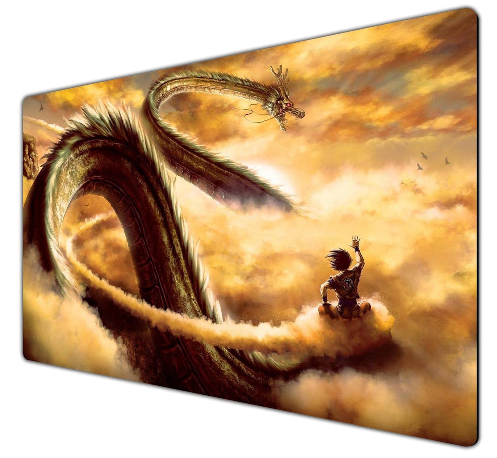 Large Gaming Mouse Pad 23.6x13.8 Inches - Non-Slip Rubber Base, Cute Anime Design for Computer & Laptop - Perfect for Office Work, Gaming & Home Use
